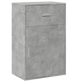 VidaXL Opbergkast 56,5x39x90 cm bewerkt hout betongrijs