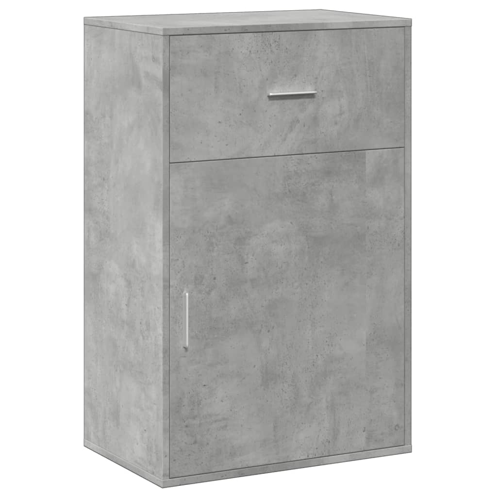 VidaXL Opbergkast 56,5x39x90 cm bewerkt hout betongrijs
