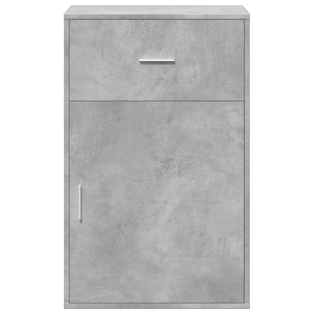 VidaXL Opbergkast 56,5x39x90 cm bewerkt hout betongrijs