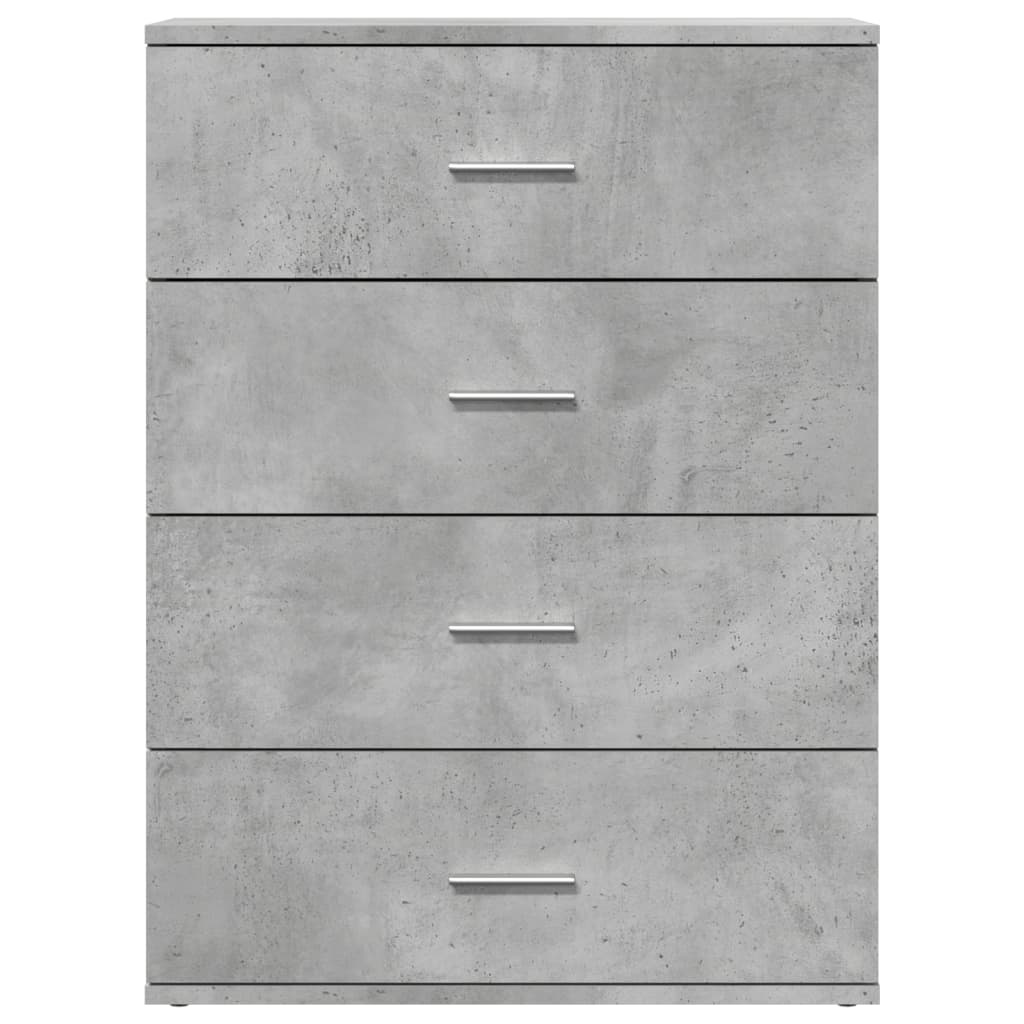 VidaXL Dressoir 60x39x80 cm bewerkt hout betongrijs