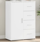 VidaXL Dressoir 60x31x84 cm bewerkt hout wit