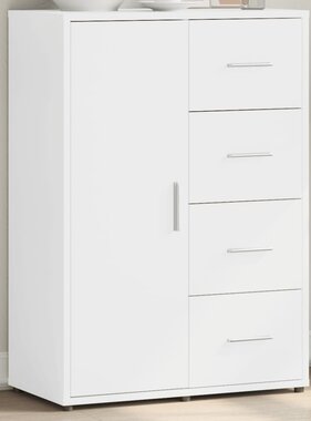 VidaXL Dressoir 60x31x84 cm bewerkt hout wit