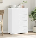 VidaXL Dressoir 60x31x84 cm bewerkt hout wit