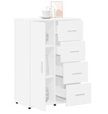 VidaXL Dressoir 60x31x84 cm bewerkt hout wit