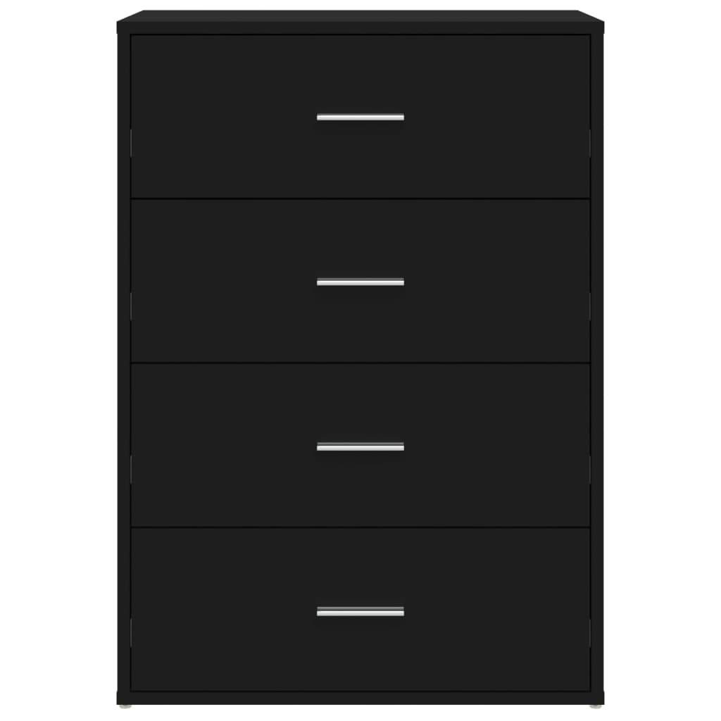 VidaXL Dressoir 60x31x84 cm bewerkt hout zwart