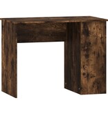 VidaXL Bureau 100x55x75 cm bewerkt hout gerookt eikenkleurig