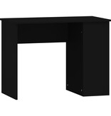 VidaXL Bureau 100x55x75 cm bewerkt hout zwart