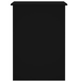 VidaXL Bureau 100x55x75 cm bewerkt hout zwart