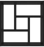 VidaXL Wandschap 45,1x16x45,1 cm spaanplaat zwart