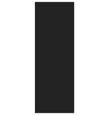 vidaXL Wandschap 45,1x16x45,1 cm spaanplaat zwart