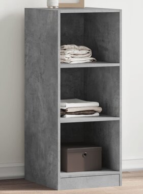 VidaXL Kledingkast 48x41x102 cm bewerkt hout betongrijs