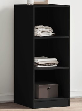 VidaXL Kledingkast 48x41x102 cm bewerkt hout zwart