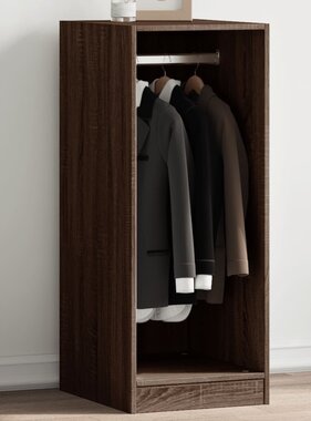 VidaXL Kledingkast 48x41x102 cm bewerkt hout grijs sonoma eikenkleurig