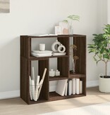 VidaXL Tv-meubelen 2 st 75x30x50 cm bewerkt hout bruin eikenkleurig