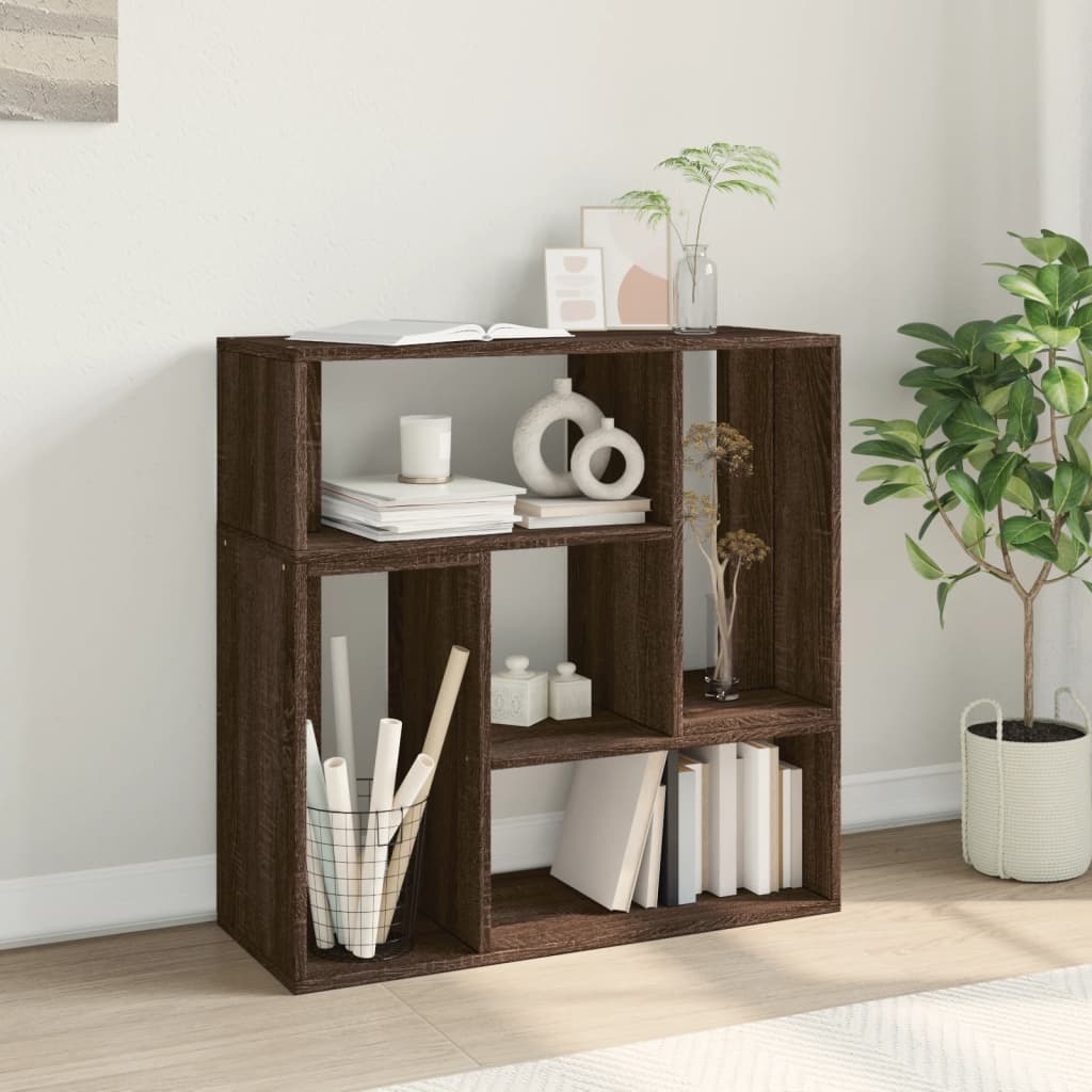 VidaXL Tv-meubelen 2 st 75x30x50 cm bewerkt hout bruin eikenkleurig