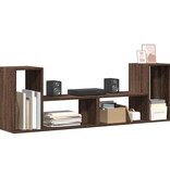 VidaXL Tv-meubelen 2 st 75x30x50 cm bewerkt hout bruin eikenkleurig