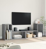 VidaXL Tv-meubelen 2 st 75x30x50 cm bewerkt hout grijs sonoma eiken
