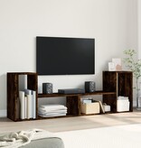 VidaXL Tv-meubelen 2 st 75x30x50 cm bewerkt hout gerookt eikenkleurig