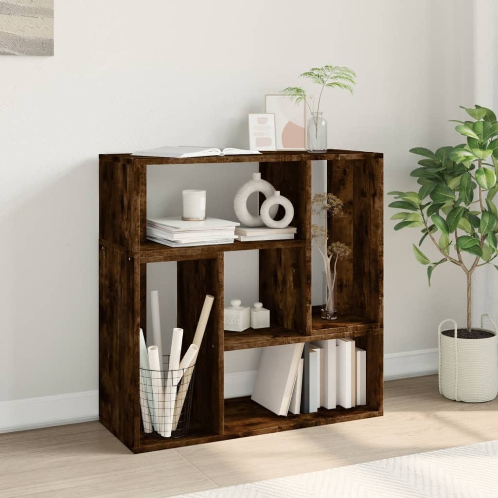 VidaXL Tv-meubelen 2 st 75x30x50 cm bewerkt hout gerookt eikenkleurig