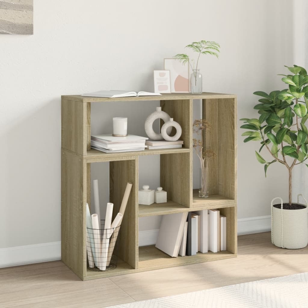 VidaXL Tv-meubelen 2 st 75x30x50 cm bewerkt hout sonoma eikenkleurig