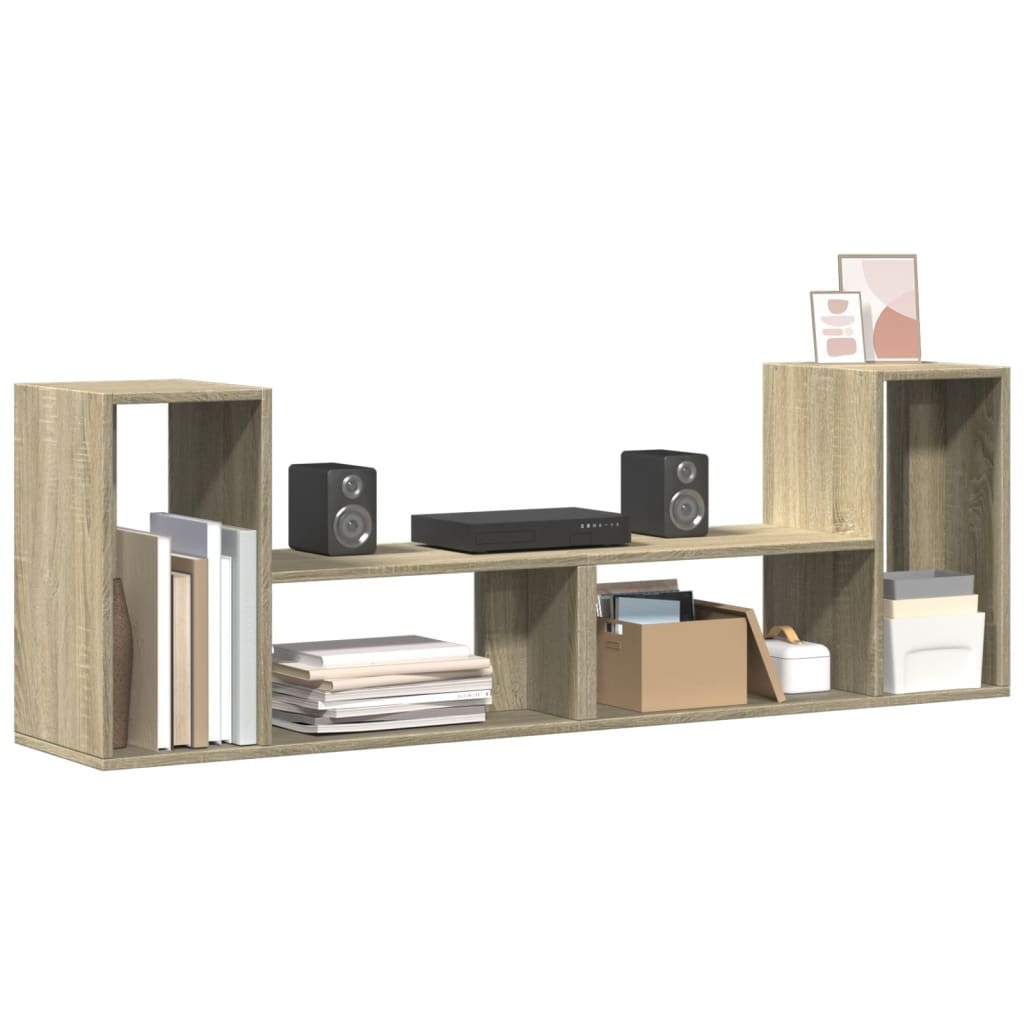 VidaXL Tv-meubelen 2 st 75x30x50 cm bewerkt hout sonoma eikenkleurig