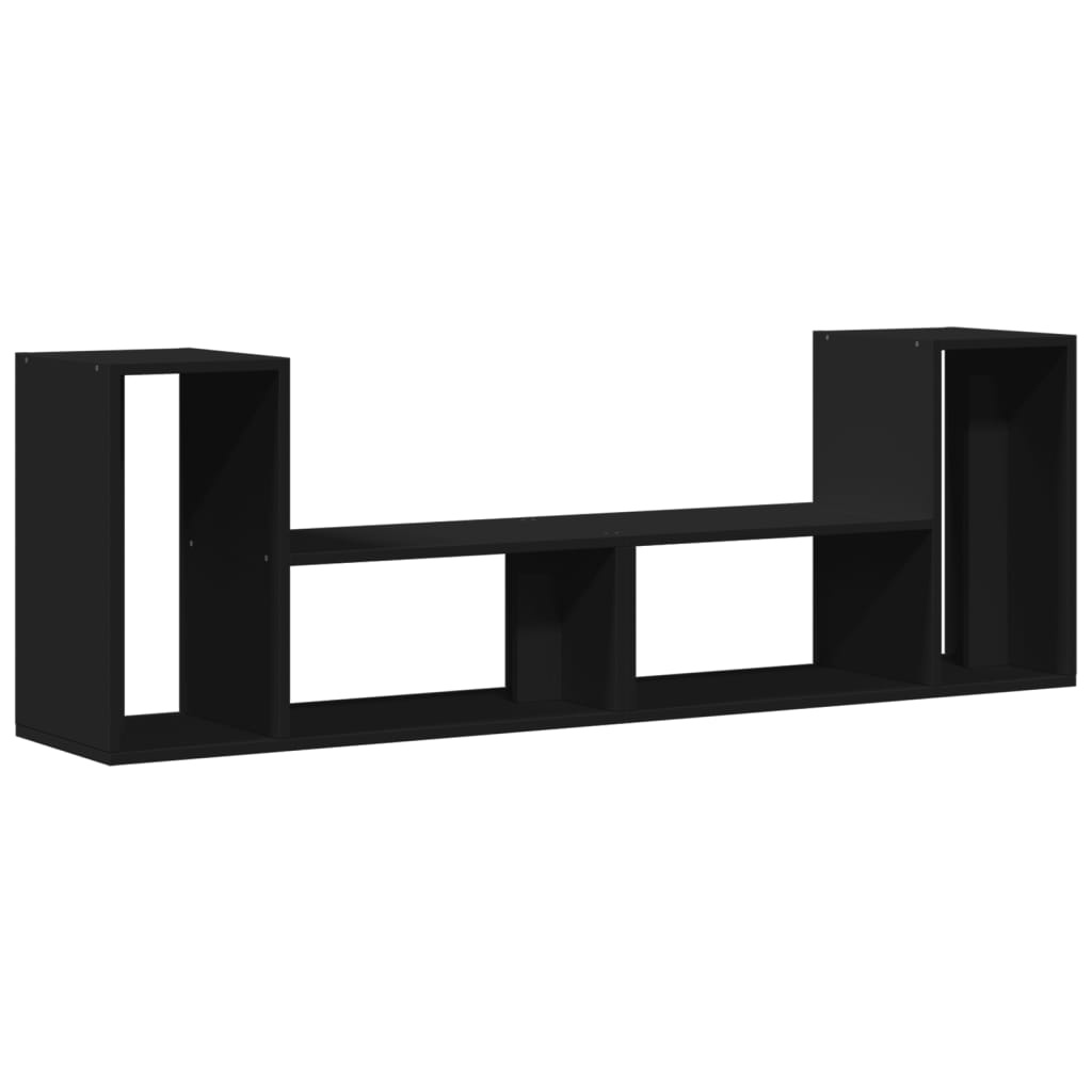 VidaXL Tv-meubelen 2 st 75x30x50 cm bewerkt hout zwart