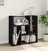 VidaXL Tv-meubelen 2 st 75x30x50 cm bewerkt hout zwart