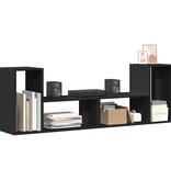 VidaXL Tv-meubelen 2 st 75x30x50 cm bewerkt hout zwart