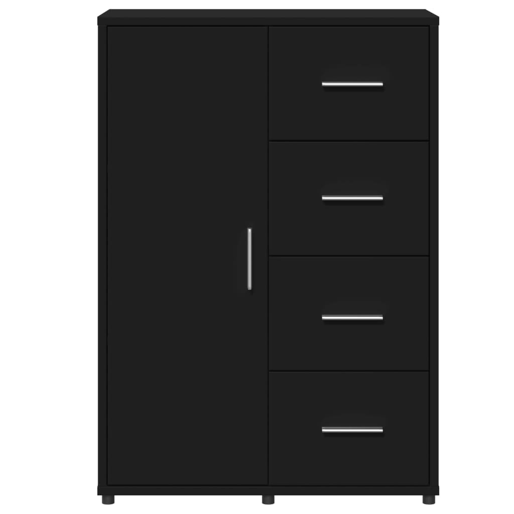 VidaXL Dressoir 60x31x84 cm bewerkt hout zwart