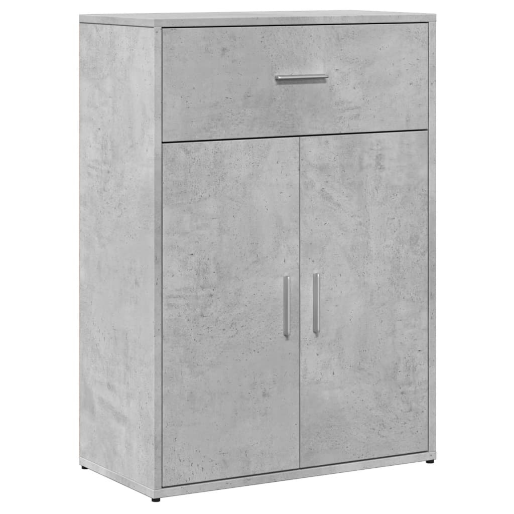 VidaXL Dressoir 60x30x84 cm bewerkt hout betongrijs