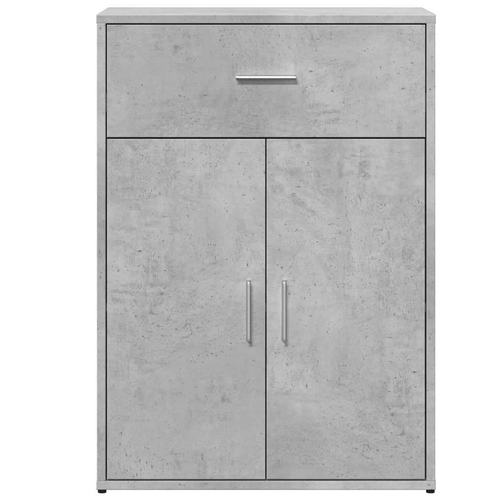 VidaXL Dressoir 60x30x84 cm bewerkt hout betongrijs