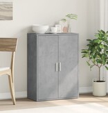 VidaXL Dressoir 60x31x84 cm bewerkt hout betongrijs