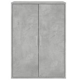 VidaXL Dressoir 60x31x84 cm bewerkt hout betongrijs