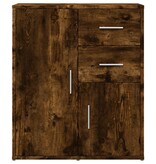 VidaXL Dressoir 60x31x70 cm bewerkt hout gerookt eikenkleurig
