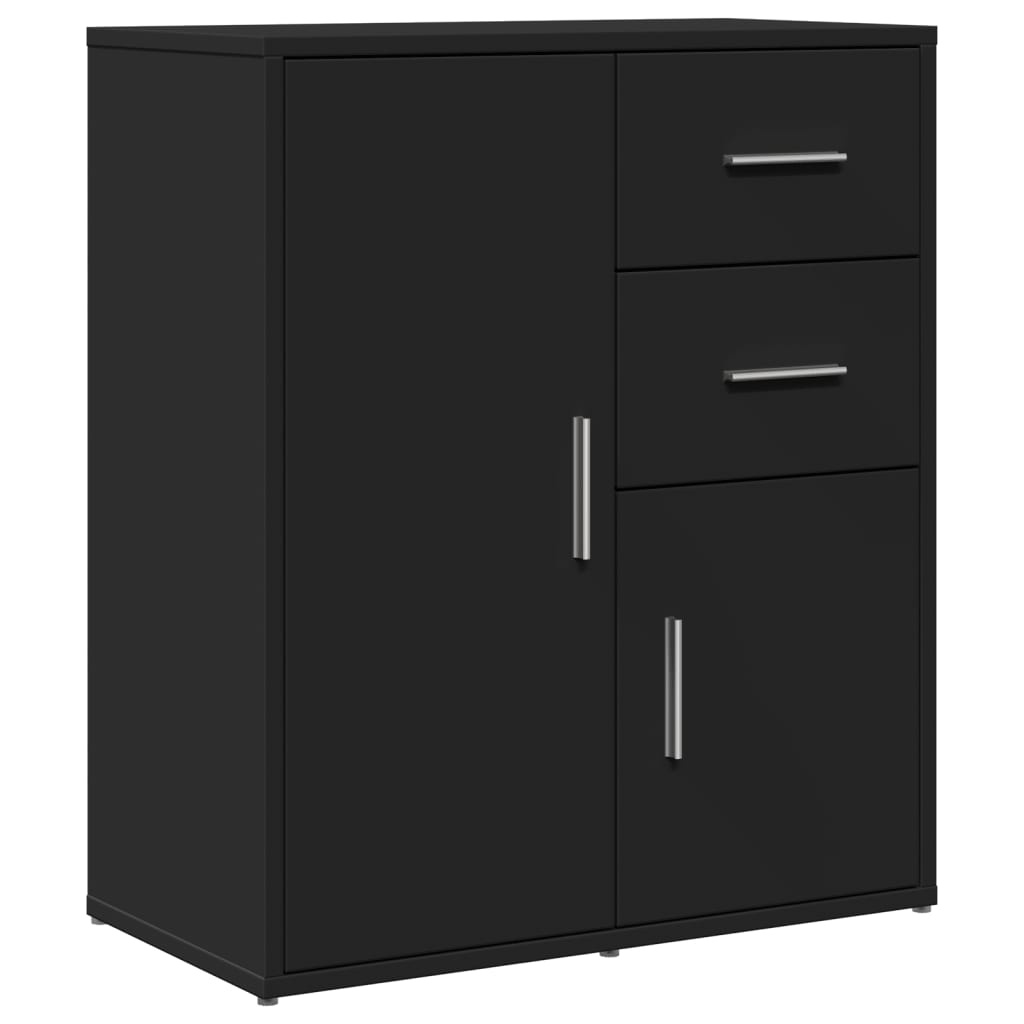 VidaXL Dressoir 60x31x70 cm bewerkt hout zwart