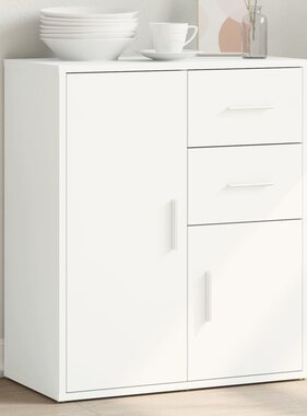 VidaXL Dressoir 60x31x70 cm bewerkt hout wit