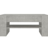 vidaXL Salontafel 102x55x45 cm bewerkt hout betongrijs