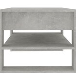 VidaXL Salontafel 102x55x45 cm bewerkt hout betongrijs