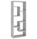 VidaXL Wandschap 36x16x90 cm spaanplaat betongrijs