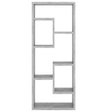 VidaXL Wandschap 36x16x90 cm spaanplaat betongrijs