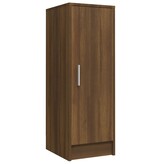 VidaXL Schoenenkast 32x35x92 cm bewerkt hout bruineikenkleurig
