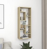 VidaXL Wandschap 36x16x90 cm spaanplaat sonoma eikenkleurig