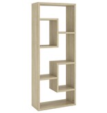 VidaXL Wandschap 36x16x90 cm spaanplaat sonoma eikenkleurig