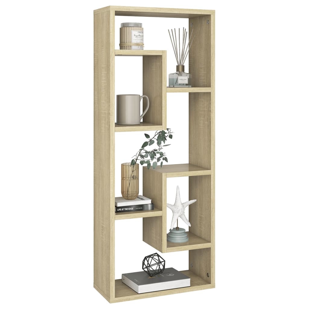 VidaXL Wandschap 36x16x90 cm spaanplaat sonoma eikenkleurig