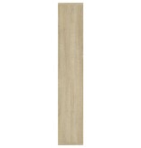 VidaXL Wandschap 36x16x90 cm spaanplaat sonoma eikenkleurig