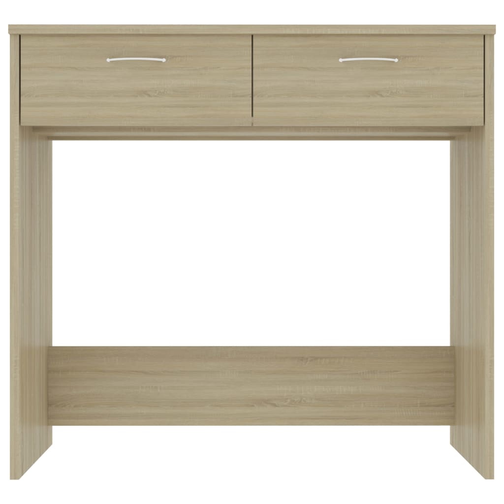 VidaXL Bureau 80x40x75 cm bewerkt hout sonoma eikenkleurig