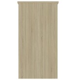 VidaXL Bureau 80x40x75 cm bewerkt hout sonoma eikenkleurig