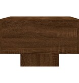 vidaXL Salontafel 100x49,5x31 cm bewerkt hout bruin eikenkleur