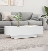 VidaXL Salontafel 100x49,5x31 cm bewerkt hout zwart