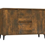 VidaXL Dressoir 104x35x70 cm bewerkt hout gerookt eikenkleurig